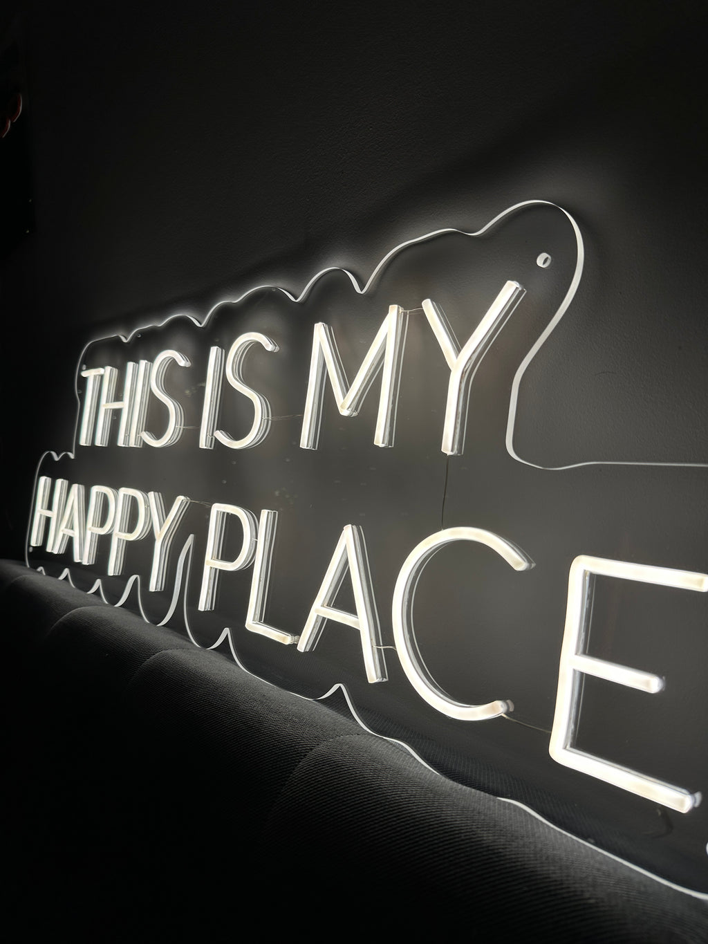 THIS IS MY HAPPY PLACE - LED Neon sign
