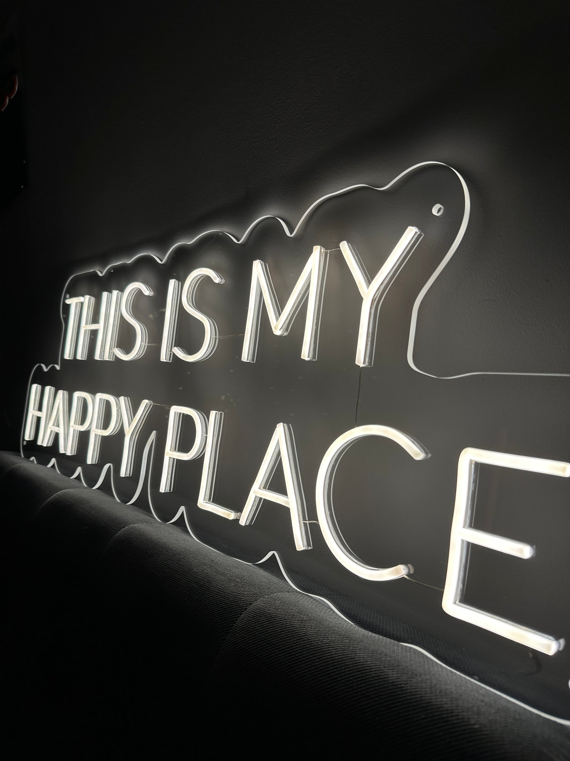 THIS IS MY HAPPY PLACE - LED Neon sign