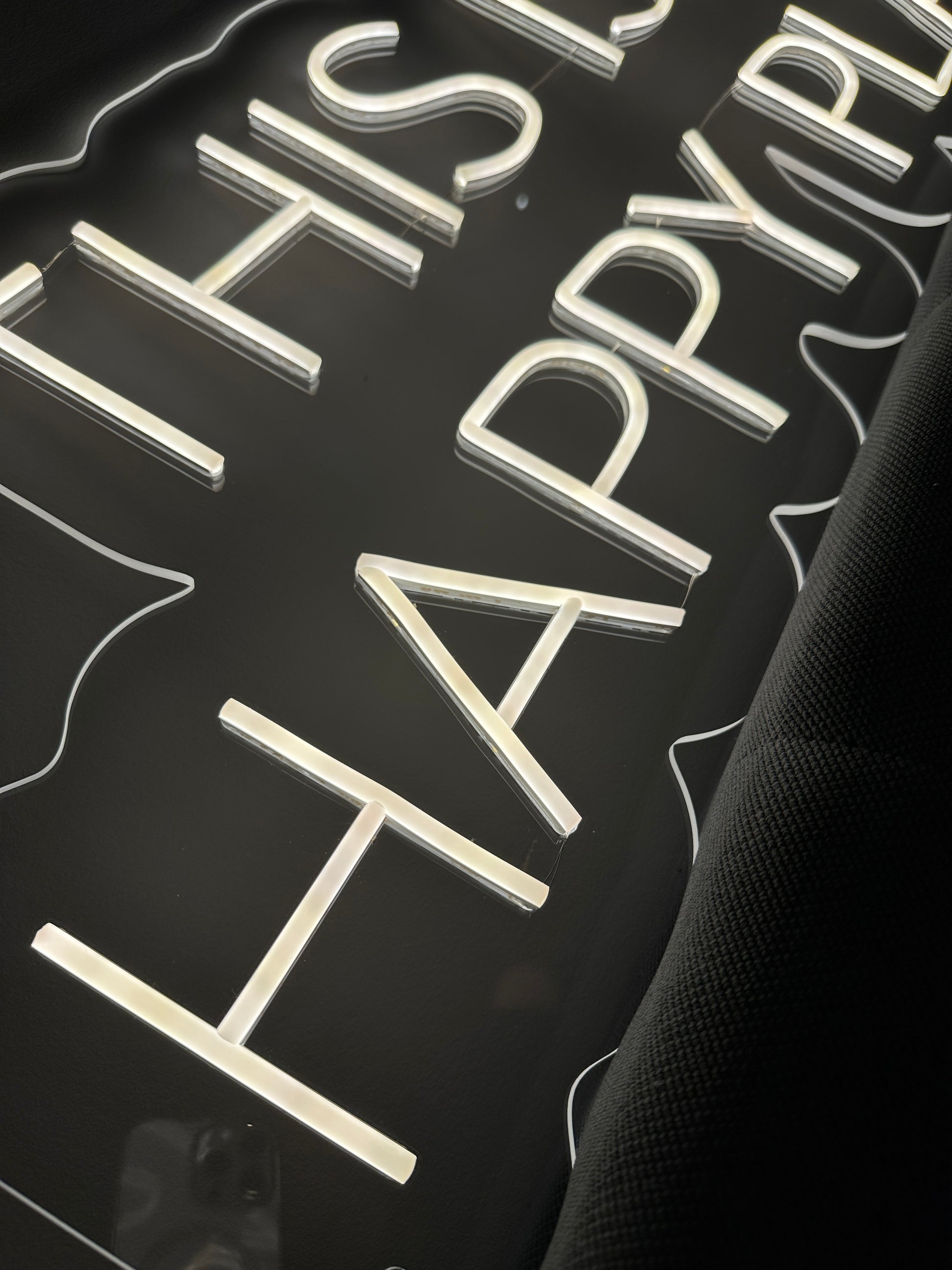 THIS IS MY HAPPY PLACE - LED Neon sign
