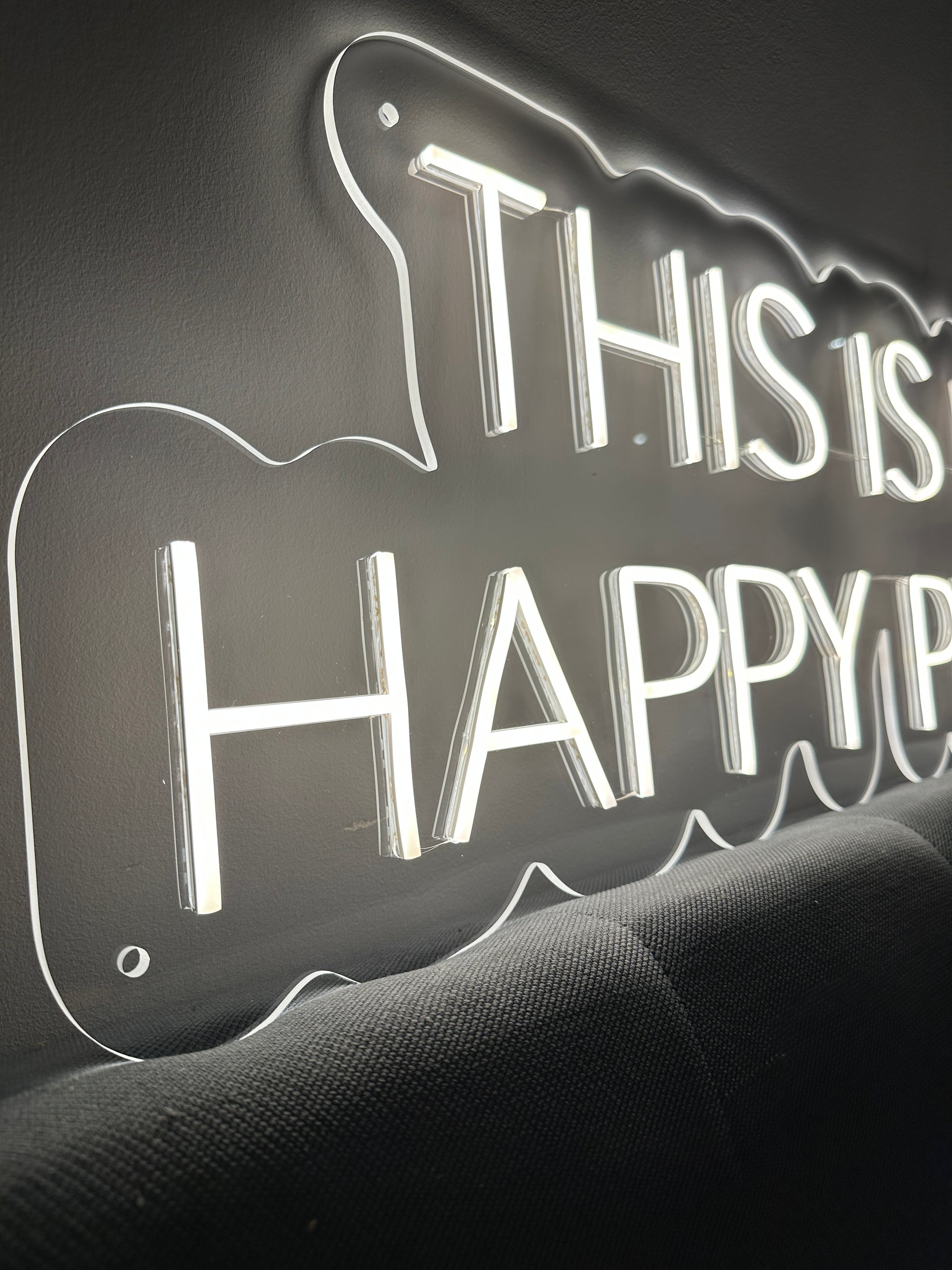 THIS IS MY HAPPY PLACE - LED Neon sign