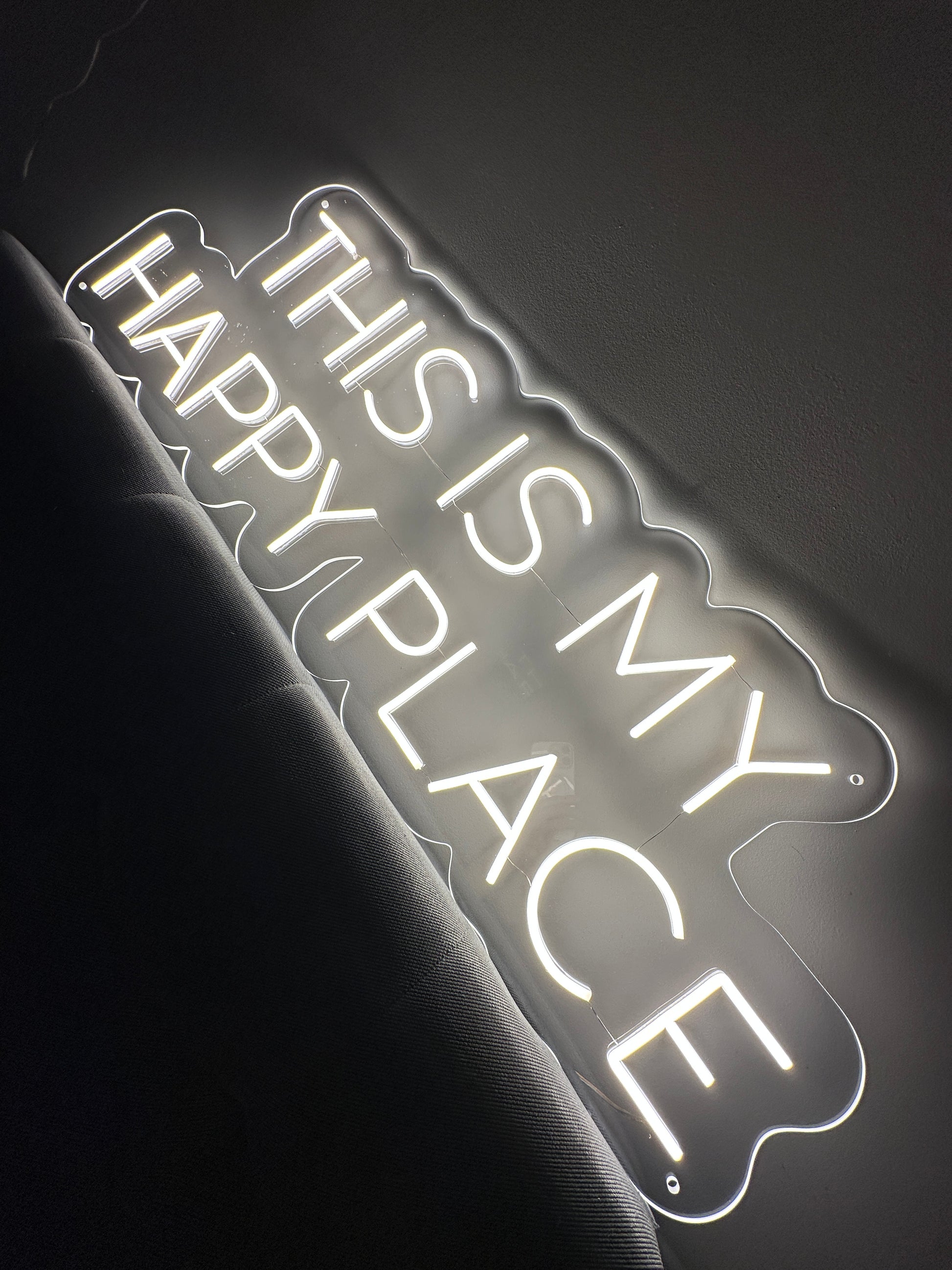 THIS IS MY HAPPY PLACE - LED Neon sign