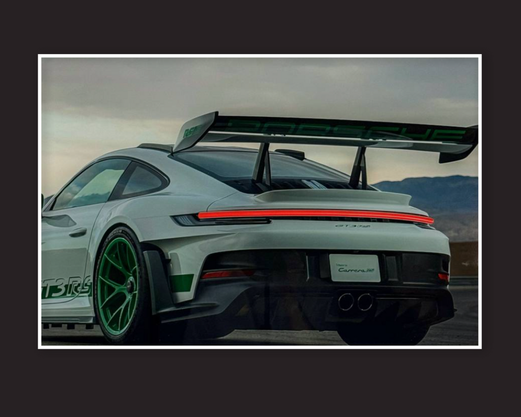 PORCSHE 911 GT3 RS - LED Neon poster