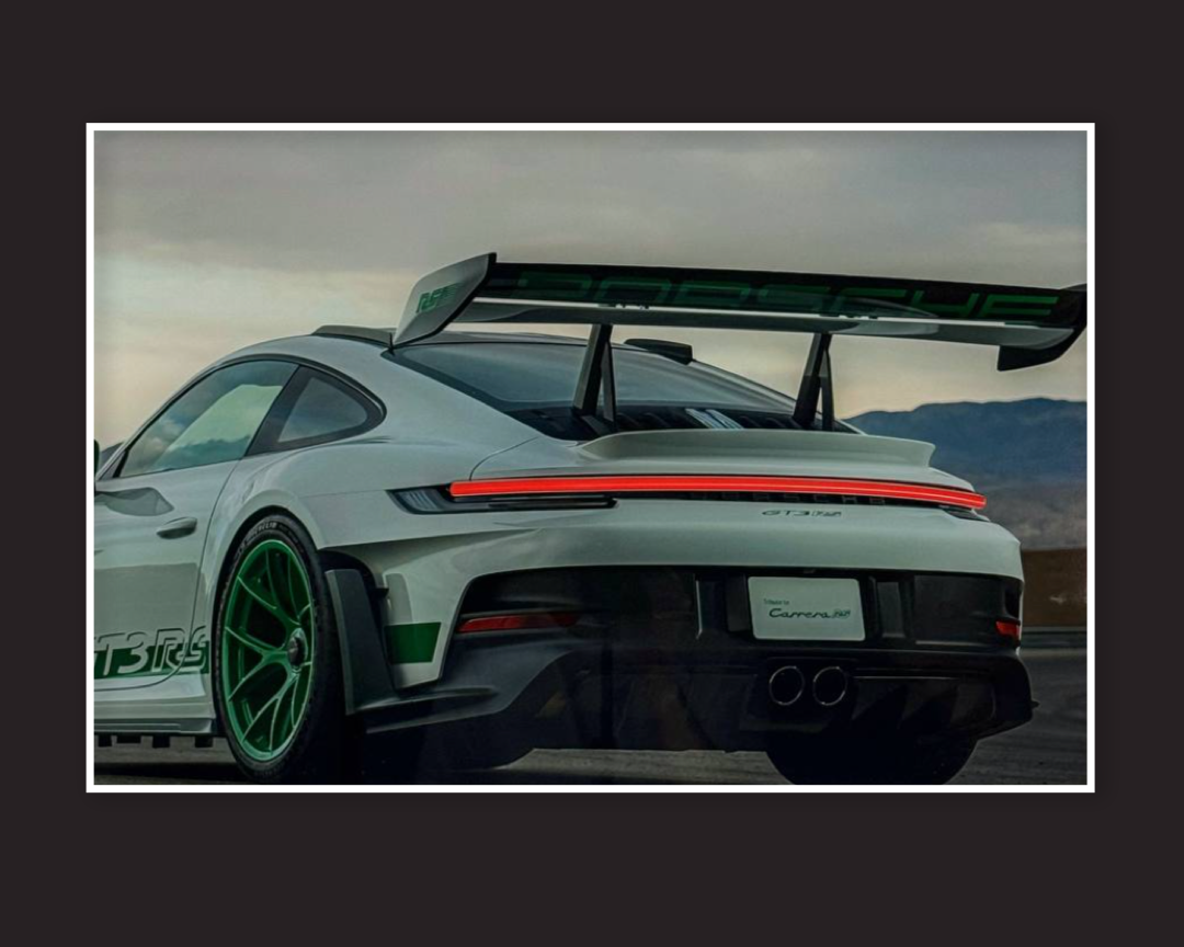 PORCSHE 911 GT3 RS - LED Neon poster