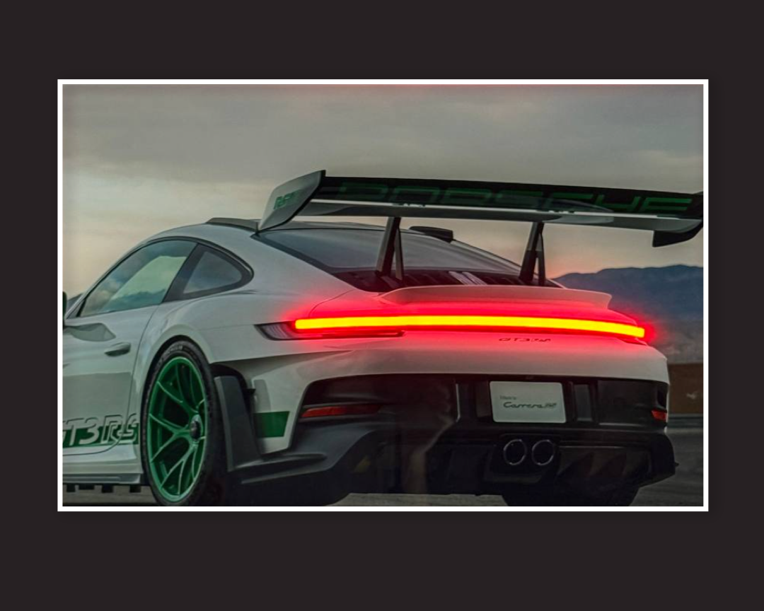 PORCSHE 911 GT3 RS - LED Neon poster