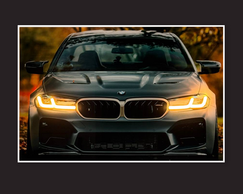 BMW M5 - LED Neon poster