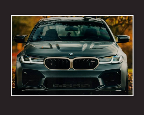BMW M5 - LED Neon poster