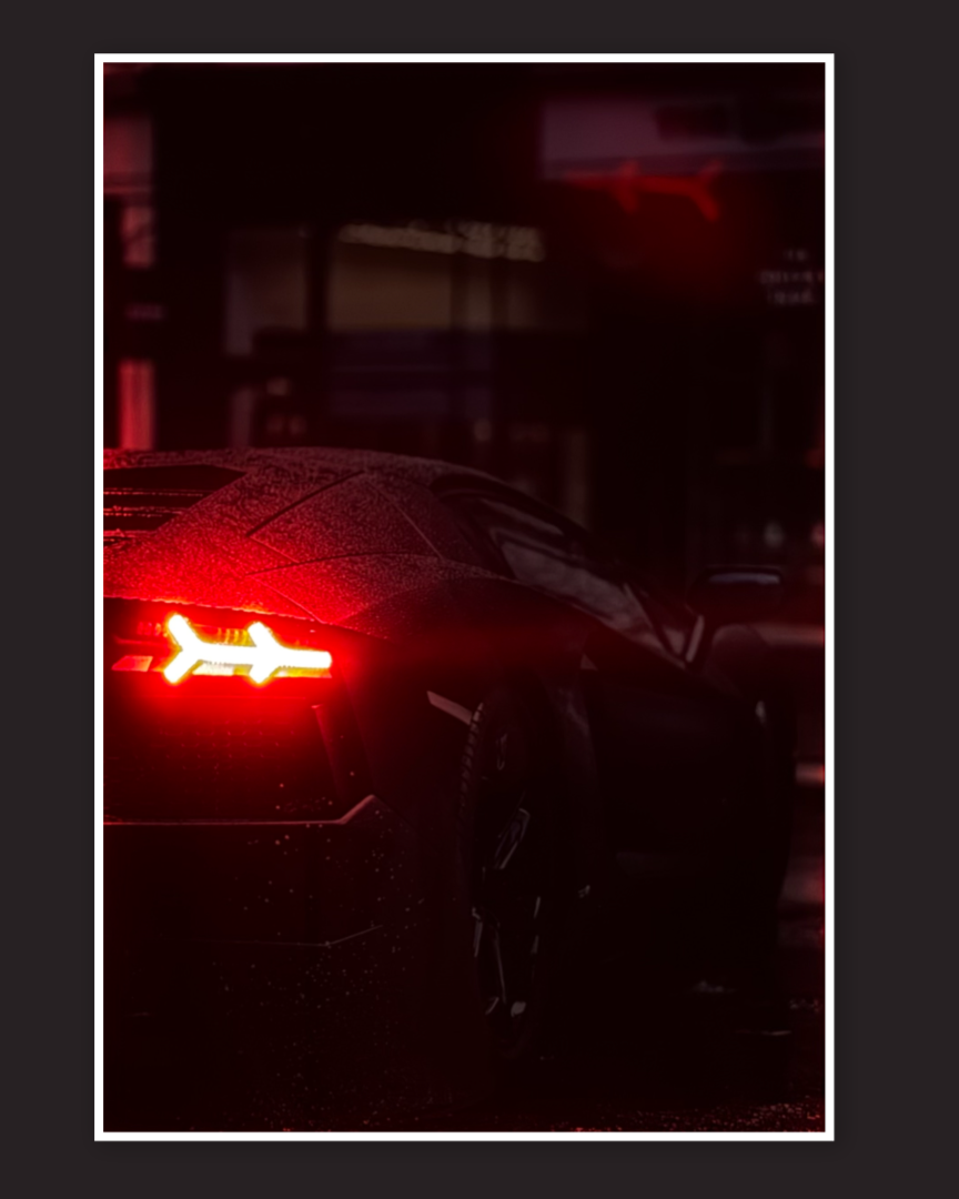 LAMBORGHINI - LED Neon poster