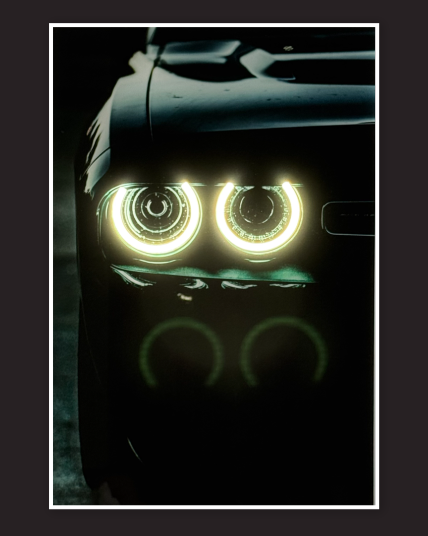 DODGE CHALLENGER - LED Neon poster