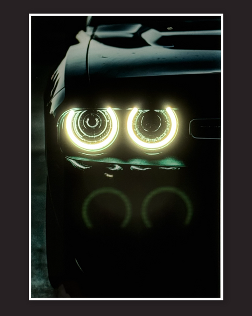 DODGE CHALLENGER - LED Neon poster