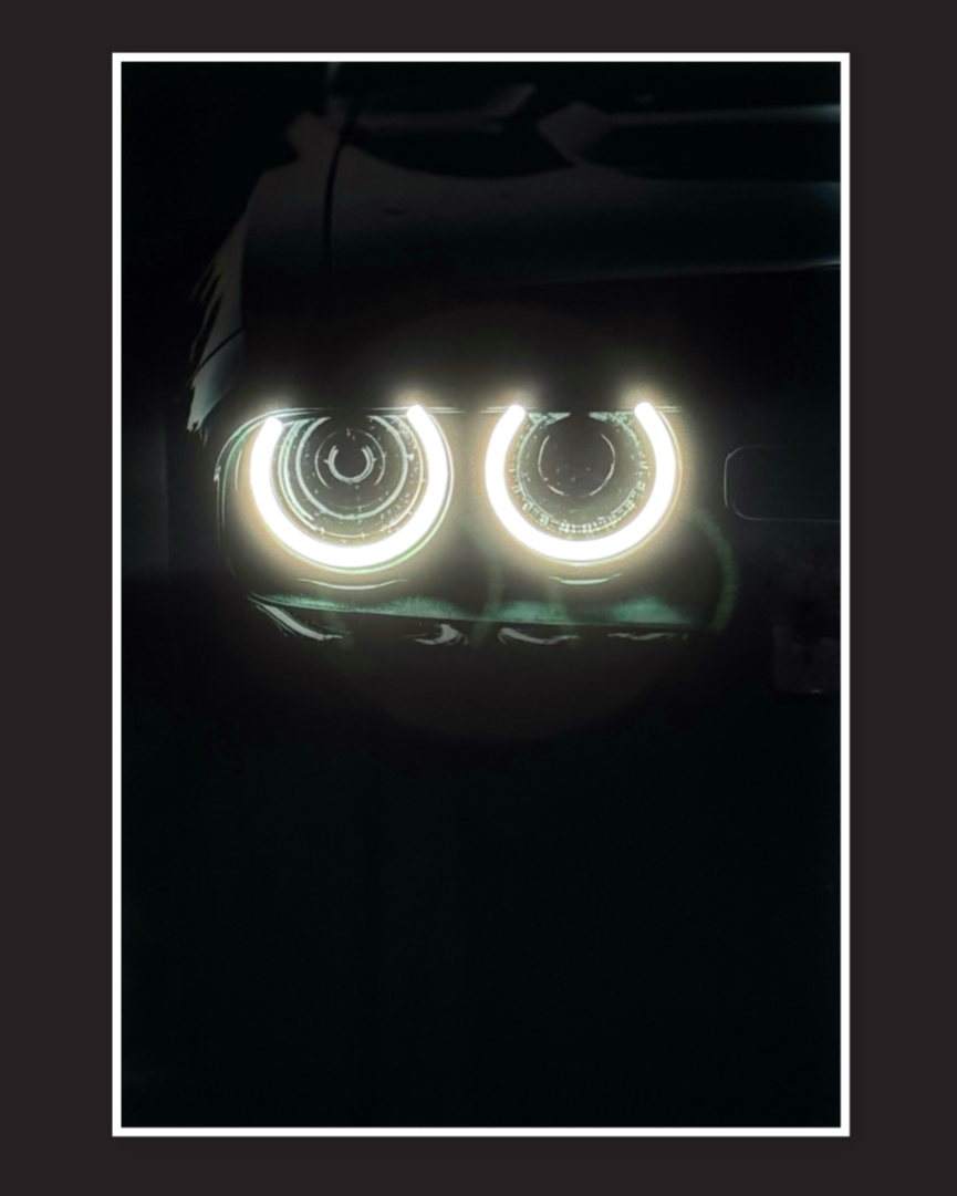 DODGE CHALLENGER - LED Neon poster