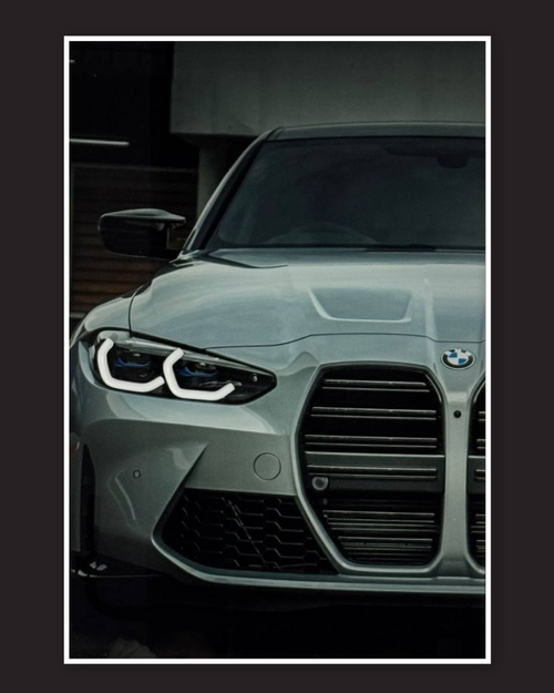 BMW M4 - LED Neon poster